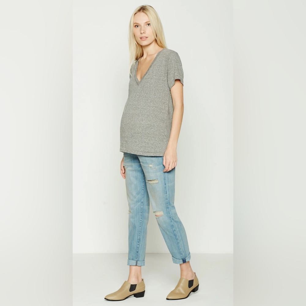 CURRENT/ELLIOTT X HATCH NEW BOYFRIEND MATERNITY JEAN